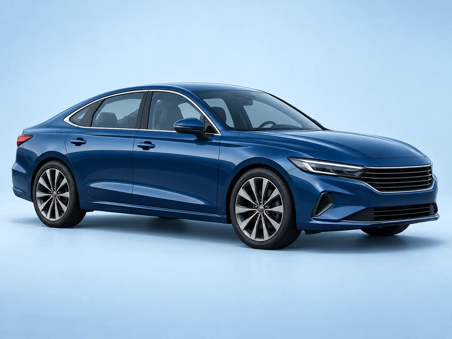 Illustration of a economy sedan & minivan vehicle class
