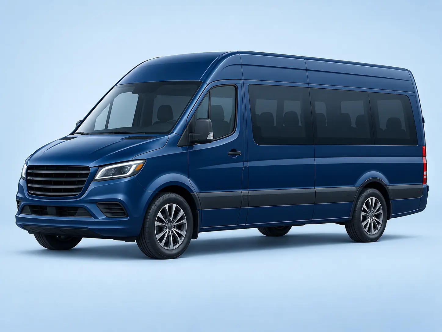 Illustration of a sprinter & executive van vehicle class